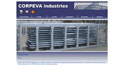 Desktop Screenshot of corpevaindustries.cz