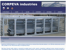 Tablet Screenshot of corpevaindustries.cz